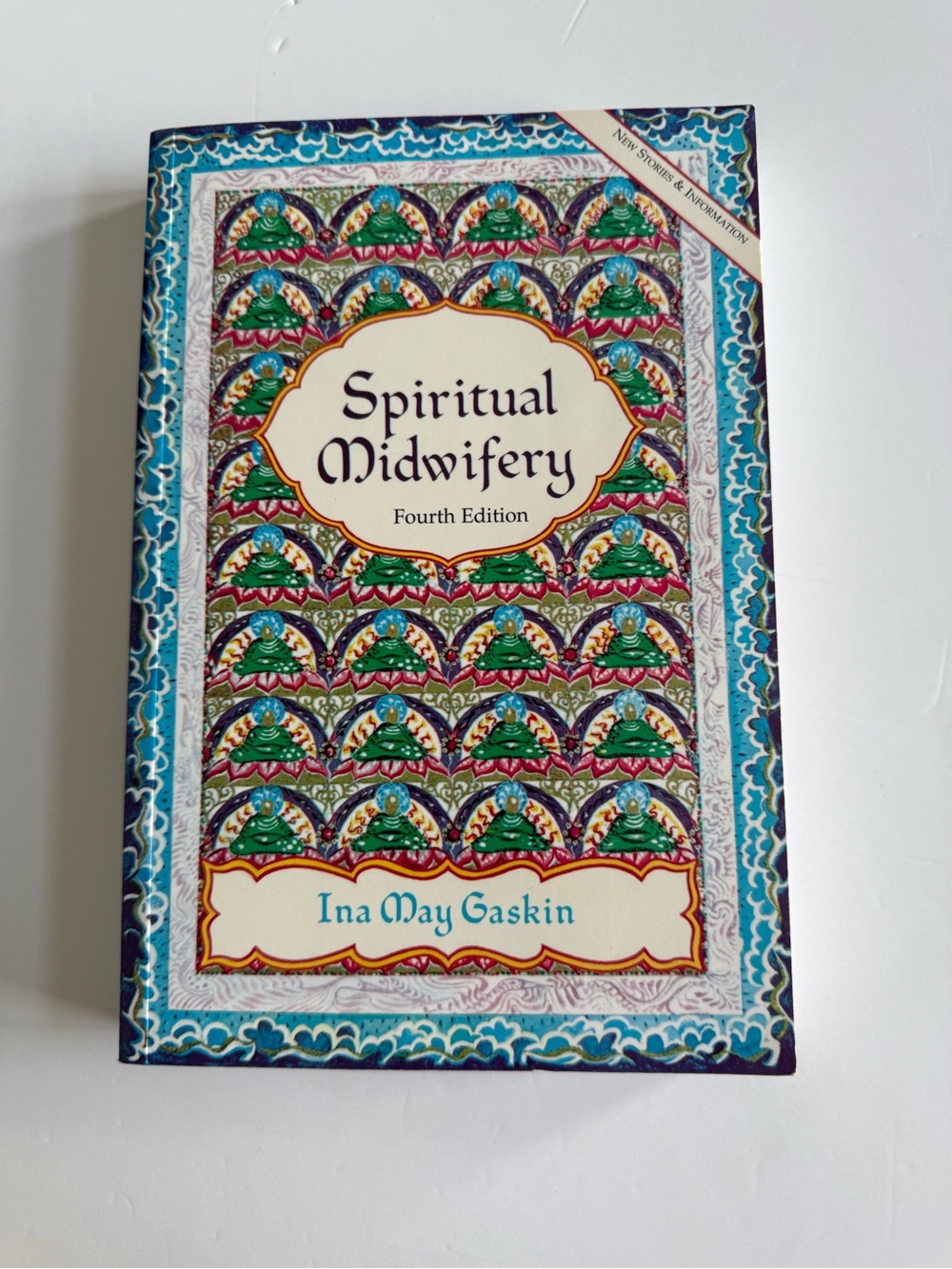 Spiritual Midwifery by Ina May Gaskin - Decorative Blue/Green Cover